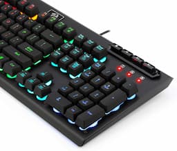 Redragon K511 PRO RGB Teclado para juegos con cable LED retroiluminado programable Macro Teclado 104 teclas silencioso Membrana Teclado para Windows PC Gamer computadora