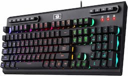 Redragon K511 PRO RGB Teclado para juegos con cable LED retroiluminado programable Macro Teclado 104 teclas silencioso Membrana Teclado para Windows PC Gamer computadora