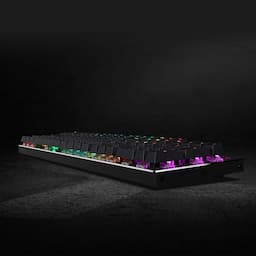 Redragon K556 teclado para juegos mecánicos con cable y luz posterior RGB LED, base de aluminio, 104 teclas estándar (no necesariamente en español).